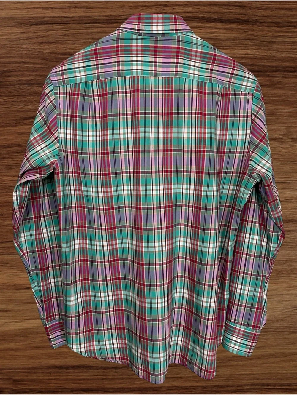 J. Crew Shirtings Men’s Tailored Fit Plaid Button Up Shirt. Medium